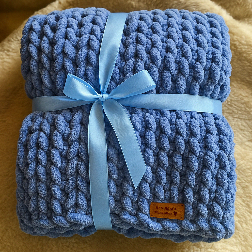 Baby Blue Hug Blanket